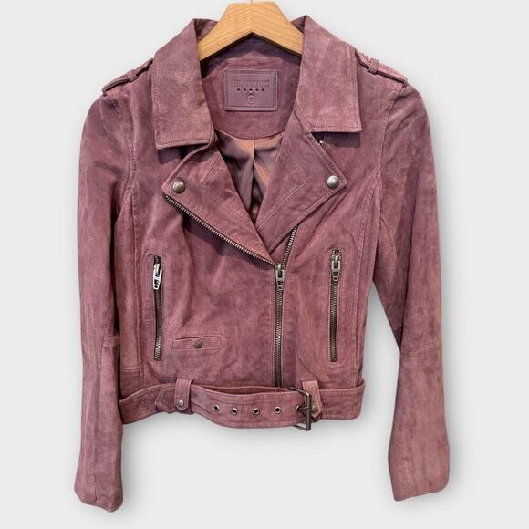 BLANKNYC Suede Moto Jacket Size Small - Picture 3 of 9